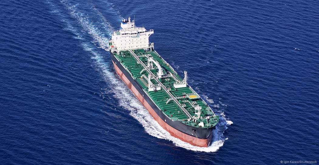 Tanker at Sea